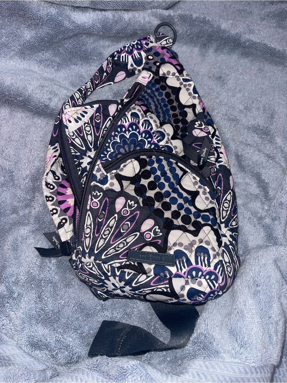 Vera Bradley Quilted Floral Sling with matching wallet